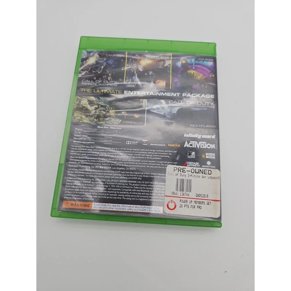 Call of Duty: Infinite Warfare - Legacy Edition (Microsoft Xbox One, 2016)